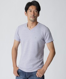 EPOCA UOMO（エポカウォモ）の「クラックジャカードVネックカットソー（Tシャツ/カットソー・メンズ）」