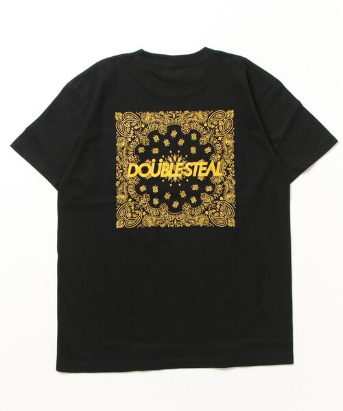 DOUBLE STEAL(ダブルスティール)の「ビッグペイズリー Tシャツ(Tシャツ/カットソー・メンズ・ブラック系その他/ブラック/ホワイト/ホワイト系その他・LARGE/X-LARGE/MEDIUM)」の21枚目の写真