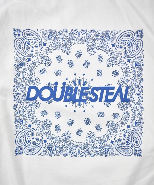 DOUBLE STEAL(ダブルスティール)の「ビッグペイズリー Tシャツ(Tシャツ/カットソー・メンズ・ブラック系その他/ブラック/ホワイト/ホワイト系その他・LARGE/X-LARGE/MEDIUM)」の22枚目の写真