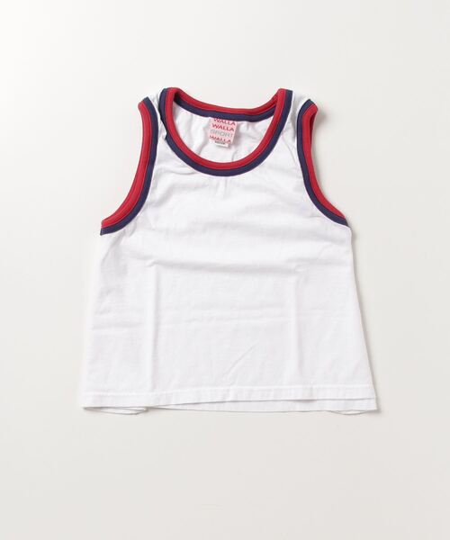WALLA WALLA SPORT(ワラワラスポーツ)の「DOUBLE RINGER TANK TOP(タンクトップ・レディース・ブラック/レッド/ネイビー/イエロー・MEDIUM)」の18枚目の写真