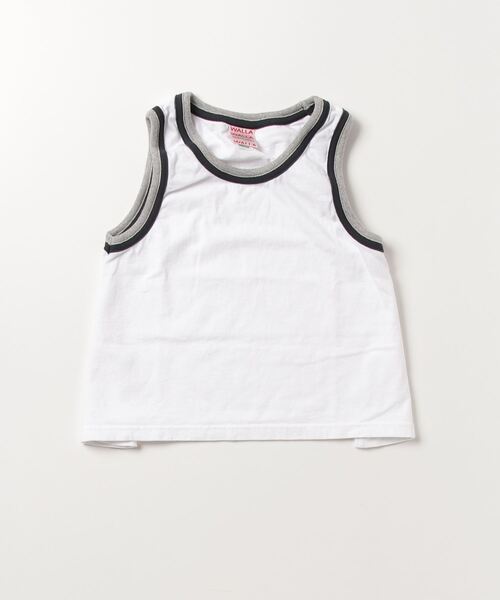 WALLA WALLA SPORT(ワラワラスポーツ)の「DOUBLE RINGER TANK TOP(タンクトップ・レディース・ブラック/レッド/ネイビー/イエロー・MEDIUM)」の17枚目の写真