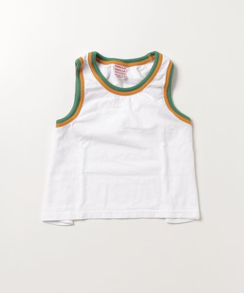 WALLA WALLA SPORT(ワラワラスポーツ)の「DOUBLE RINGER TANK TOP(タンクトップ・レディース・ブラック/レッド/ネイビー/イエロー・MEDIUM)」の19枚目の写真