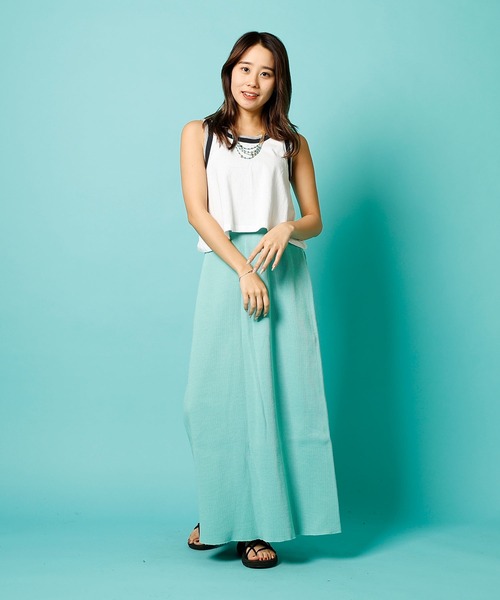 WALLA WALLA SPORT(ワラワラスポーツ)の「DOUBLE RINGER TANK TOP(タンクトップ・レディース・ブラック/レッド/ネイビー/イエロー・MEDIUM)」の7枚目の写真