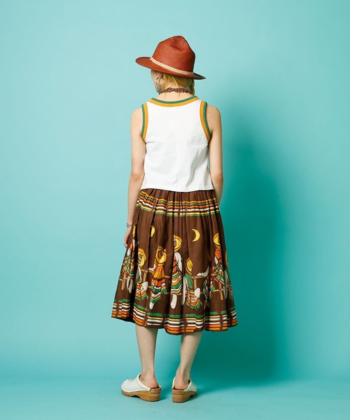WALLA WALLA SPORT(ワラワラスポーツ)の「DOUBLE RINGER TANK TOP(タンクトップ・レディース・ブラック/レッド/ネイビー/イエロー・MEDIUM)」の13枚目の写真