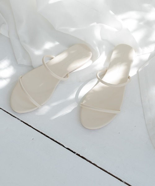 URBAN RESEARCH DOORS（アーバンリサーチドアーズ）の「ダブルストラップサンダル（サンダル・レディース・ブラック/アイボリー・36/37/38）」の12枚目の写真