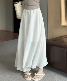 YUGA ハイウエストAラインスカート