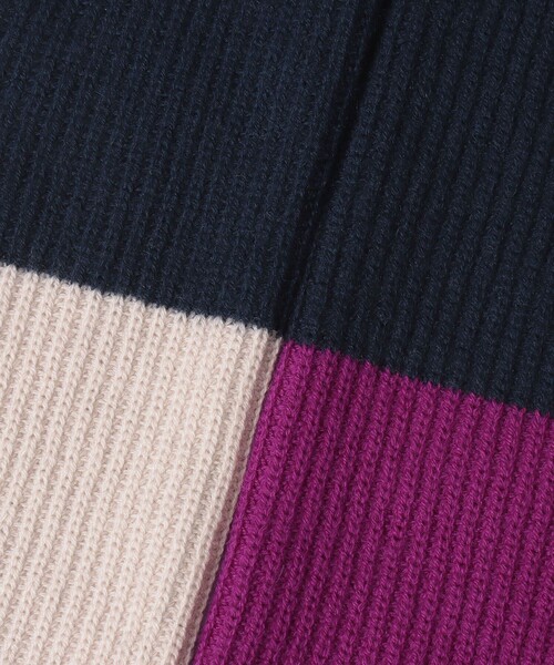 ANAYI（アナイ）の「配色ニットストール（ストール/ショール・レディース・ホワイト系その他/ブルー系その他・FREE）」の17枚目の写真