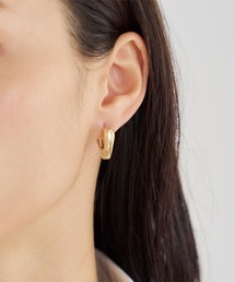 ハートフープピアス