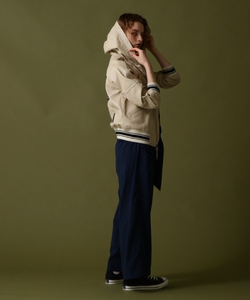 AVIREX（アヴィレックス）の「SIGNATURE HOODED LEATHER