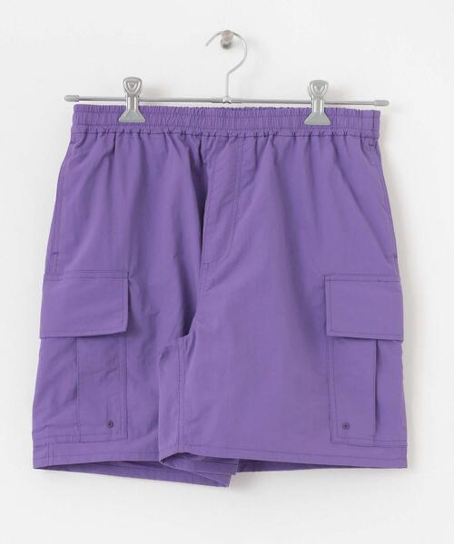 ITEMS URBANRESEARCH(アイテムズ アーバンリサーチ)の「カラーナイロン カーゴショートパンツ(カーゴパンツ・メンズ・パープル/ブルー/ブラック・LARGE/MEDIUM)」の5枚目の写真