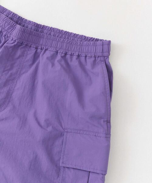 ITEMS URBANRESEARCH(アイテムズ アーバンリサーチ)の「カラーナイロン カーゴショートパンツ(カーゴパンツ・メンズ・パープル/ブルー/ブラック・LARGE/MEDIUM)」の4枚目の写真