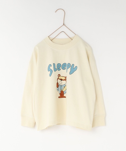 LOWRYS FARM（ローリーズファーム）の「オリジナルアートプリントＴシャツロングスリーブ　972444（Tシャツ/カットソー・キッズ・チャコールグレー/アイボリー/ホワイト・110cm/120cm/130cm/140cm/150cm）」の19枚目の写真