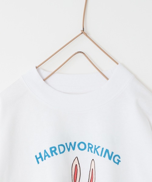 LOWRYS FARM（ローリーズファーム）の「オリジナルアートプリントＴシャツロングスリーブ　972444（Tシャツ/カットソー・キッズ・チャコールグレー/アイボリー/ホワイト・110cm/120cm/130cm/140cm/150cm）」の11枚目の写真