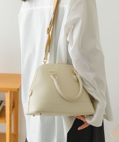 RODE SKO（ロデスコ）の「テープショルダー2WAYバッグ（ショルダーバッグ・レディース・ブラック/グレー/オフホワイト・ONE）」の20枚目の写真