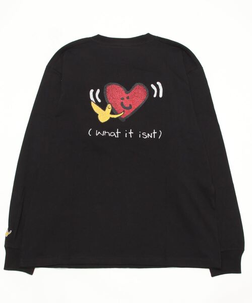 （What it isNt）ART BY MARKGONZALES（ワットイットイズント）の「(What it isNt)ART BY MARKGONZALES/ワット イット イズント マークゴンザレス オーバーサイズロンT ロゴロンT バックロゴ ピグメントT DESI 2H7-63394（Tシャツ/カットソー・レディース・ブラック/チャコールグレー/ライトグレー・L/M）」の11枚目の写真