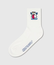 GRAF&WU（グラフアンドユー）の「GRAF&WU/ グラフアンドウー キャラクターBOOGHOST キュートおばけソックス（ソックス/靴下）」