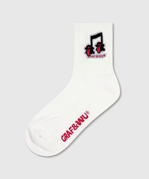 GRAF&WU（グラフアンドユー）の「GRAF&WU/ グラフアンドウー キャラクターBOOGHOST キュートおばけソックス（ソックス/靴下）」