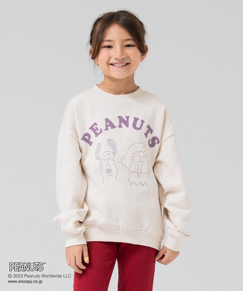 JAM & LINK（ジャムアンドリンク）の「PEANUTS / ピーナッツ スヌーピー トレーナー（スウェット・キッズ・A/E/D/C/F/B・110cm/80ｃｍ/100cm/90cm/140cm/120cm/130cm）」の2枚目の写真
