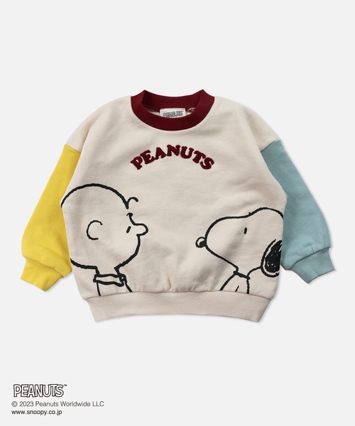 JAM & LINK（ジャムアンドリンク）の「PEANUTS / ピーナッツ スヌーピー トレーナー（スウェット・キッズ・A/E/D/C/F/B・110cm/80ｃｍ/100cm/90cm/140cm/120cm/130cm）」の17枚目の写真