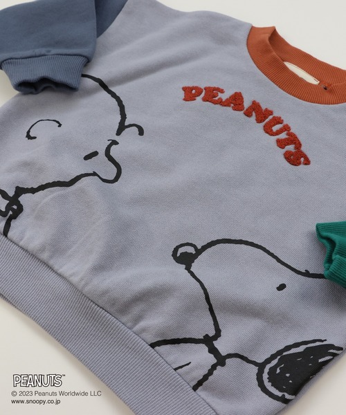 JAM & LINK（ジャムアンドリンク）の「PEANUTS / ピーナッツ スヌーピー トレーナー（スウェット・キッズ・A/E/D/C/F/B・110cm/80ｃｍ/100cm/90cm/140cm/120cm/130cm）」の20枚目の写真