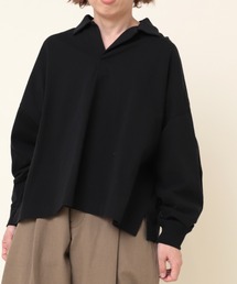 M2095 ２１／－ＯＥ天竺スキッパープルオーバー