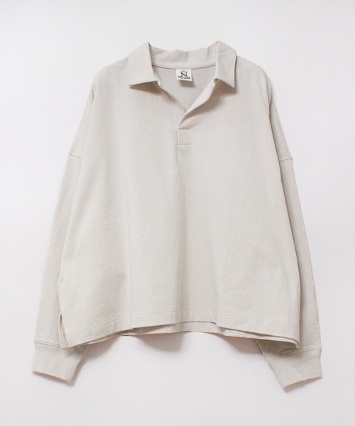 RNA-N(アールエヌエーエヌ)の「M2095 21/-OE天竺スキッパープルオーバー(Tシャツ/カットソー・レディース・ブラック/キナリ/オレンジ・MEDIUM)」の19枚目の写真