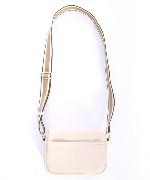 clear（クリア）の「配色ショルダーポシェット（ショルダーバッグ・レディース・アイボリー/ブラック/キャメル・F）」の11枚目の写真