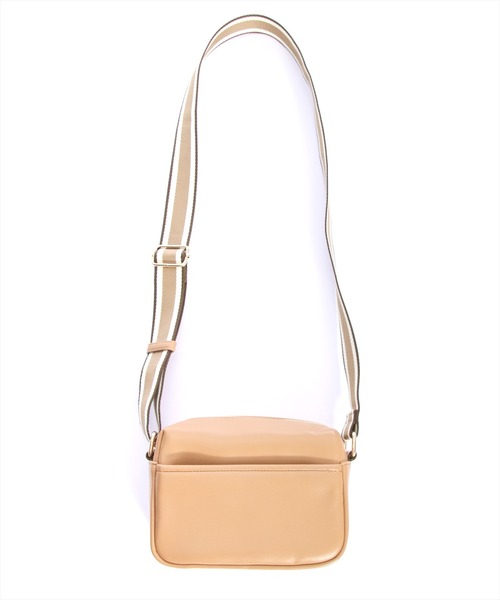 clear（クリア）の「配色ショルダーポシェット（ショルダーバッグ・レディース・アイボリー/ブラック/キャメル・F）」の10枚目の写真