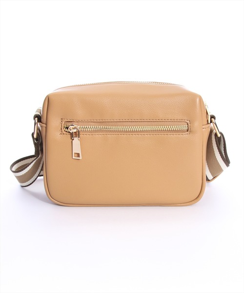 clear（クリア）の「配色ショルダーポシェット（ショルダーバッグ・レディース・アイボリー/ブラック/キャメル・F）」の9枚目の写真