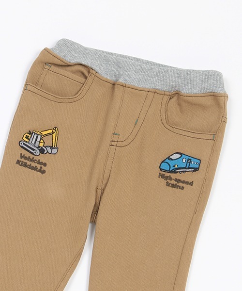 kladskap(クレードスコープ)の「乗り物裾折り返しストレートパンツ(その他パンツ・キッズ・モカ/ブラック・130cm/90cm/80cm/100cm/110cm/120cm)」の4枚目の写真