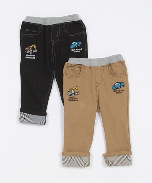 kladskap(クレードスコープ)の「乗り物裾折り返しストレートパンツ(その他パンツ・キッズ・モカ/ブラック・130cm/90cm/80cm/100cm/110cm/120cm)」の14枚目の写真