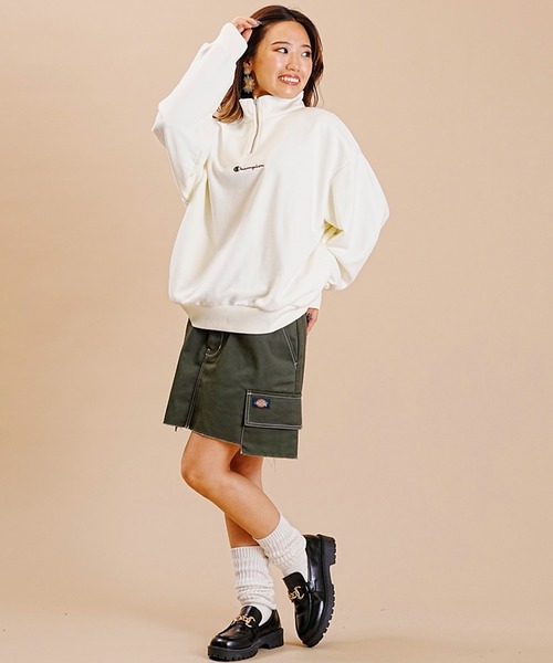 Dickies(ディッキーズ)の「【ムラサキスポーツ別注】Dickies/ディッキーズ カーゴミニスカート ステッチ ミニスカ 80232700(スカート・レディース・ベージュ/ブラック/グリーン・S/M)」の19枚目の写真