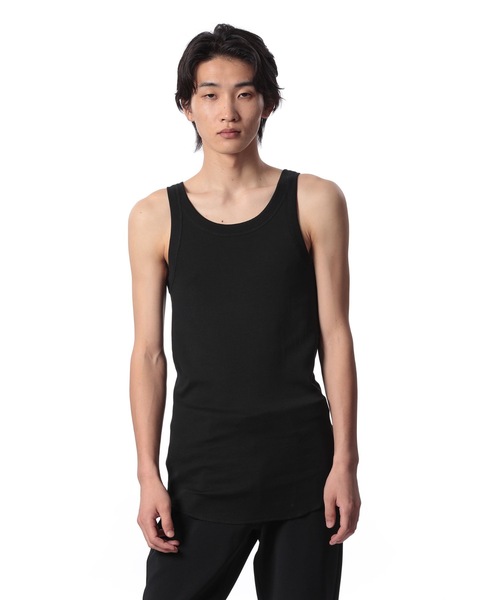 ATTACHMENT（アタッチメント）の「スビンコットン リブタンクトップ / SVIN CO RIB TANK TOP（タンクトップ・メンズ・ホワイト/ブラック/グレー・3/1/2/4）」の12枚目の写真