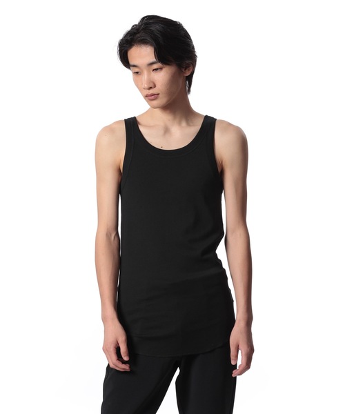 ATTACHMENT（アタッチメント）の「スビンコットン リブタンクトップ / SVIN CO RIB TANK TOP（タンクトップ・メンズ・ホワイト/ブラック/グレー・3/1/2/4）」の13枚目の写真