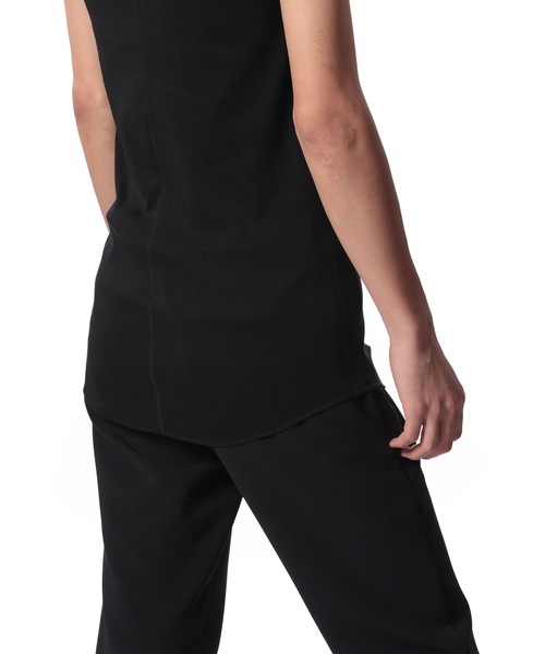 ATTACHMENT（アタッチメント）の「スビンコットン リブタンクトップ / SVIN CO RIB TANK TOP（タンクトップ・メンズ・ホワイト/ブラック/グレー・3/1/2/4）」の6枚目の写真