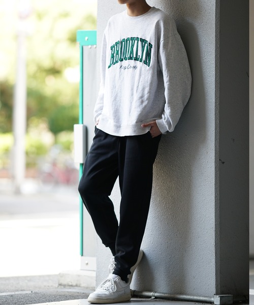MinoriTY（マイノリティ）の「【MinoriTY】毛玉ができないスウェットジョガーパンツ メンズ スウェットパンツ テーパードパンツ ルーズフィット（スウェットパンツ・メンズ・ブラック/カーキ/パープル/オートミール/チェック/杢グレー・S/M/L/XL）」の15枚目の写真