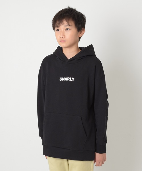 GLAZOS（グラソス）の「【毛玉になりにくい/しっかり素材】裏毛・フードプリントパーカー（その他トップス・キッズ・オートミール/カーキ/ライトブルー/ブラック・160cm/170cm/130cm/140cm/150cm）」の7枚目の写真