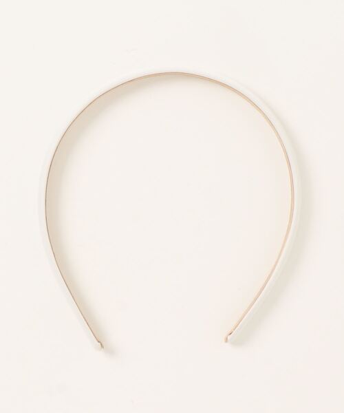 Fun & Daily（ファンアンドデイリー）の「ナローカラーファブリックカチューシャ（カチューシャ・レディース・ブルー/ホワイト/ブラック/パープル/グリーン/イエロー/ピンク/チャコールグレー/ブラウン/レッド・FREE）」の2枚目の写真