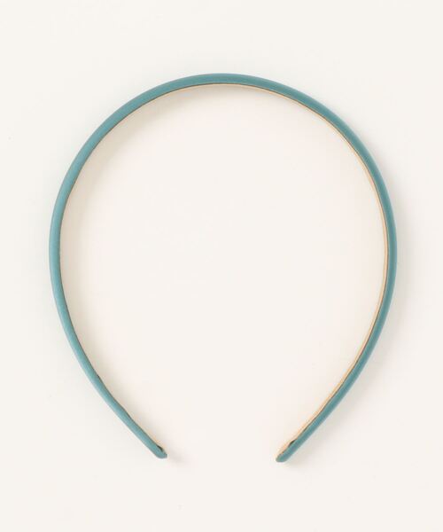 Fun & Daily（ファンアンドデイリー）の「ナローカラーファブリックカチューシャ（カチューシャ・レディース・ブルー/ホワイト/ブラック/パープル/グリーン/イエロー/ピンク/チャコールグレー/ブラウン/レッド・FREE）」の5枚目の写真