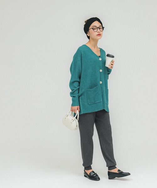 coca(coca)(コカ)の「ニットジョガーパンツ(その他パンツ・レディース・ブラック/チャコール・L/M)」の8枚目の写真