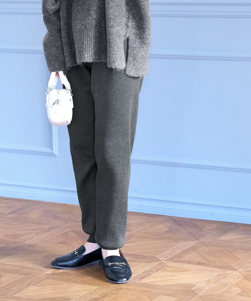 coca(coca)(コカ)の「ニットジョガーパンツ(その他パンツ・レディース・ブラック/チャコール・L/M)」の9枚目の写真