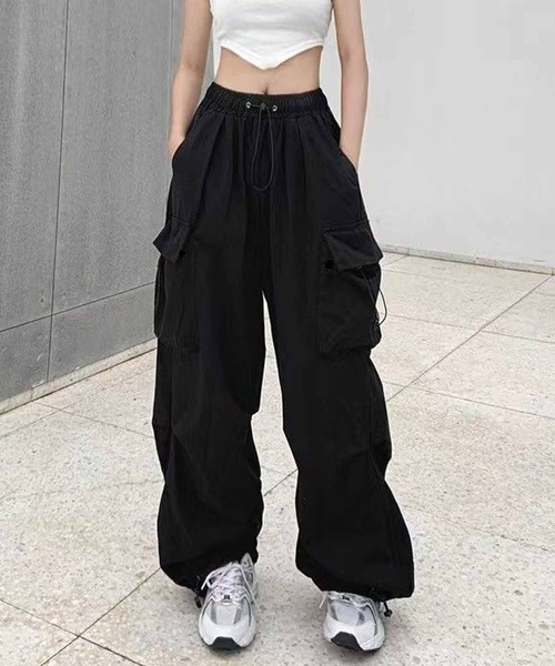 NANEA(ナネア)の「ルーズシルエットカーゴパンツ(カーゴパンツ・レディース・カーキ/ブラック/グレー・MEDIUM/X-LARGE/LARGE)」の11枚目の写真