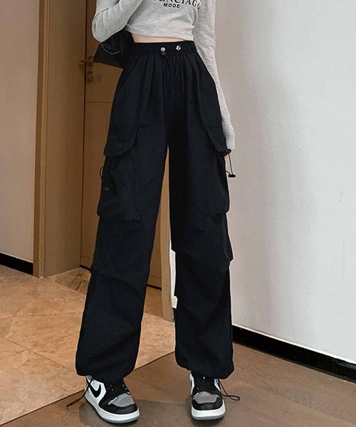 NANEA(ナネア)の「ルーズシルエットカーゴパンツ(カーゴパンツ・レディース・カーキ/ブラック/グレー・MEDIUM/X-LARGE/LARGE)」の14枚目の写真