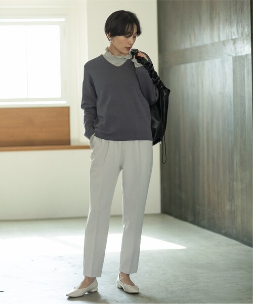 OPAQUE.CLIP（オペークドットクリップ）の「◆【2WAY／A4サイズ対応】フェイクレザードロストフリルハンドルショルダー（ショルダーバッグ・レディース・シルバー/ブラック/アイボリー・00）」の17枚目の写真