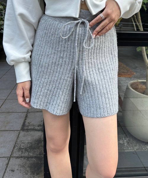 セール】リブニットショートパンツ（その他パンツ）｜one after