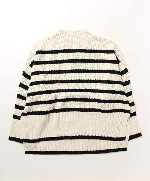 セール】ボーダーハイネックニット（ニット/セーター）｜TRIANGLE