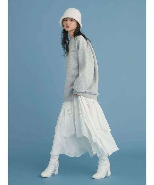 CALNAMUR（カルナムール）の「シャギーハット（ハット・レディース・ホワイト/ブラック・FREE）」の15枚目の写真