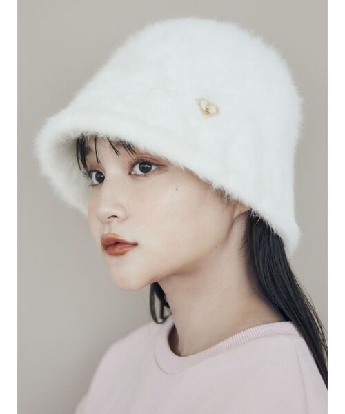 CALNAMUR（カルナムール）の「シャギーハット（ハット・レディース・ホワイト/ブラック・FREE）」の17枚目の写真