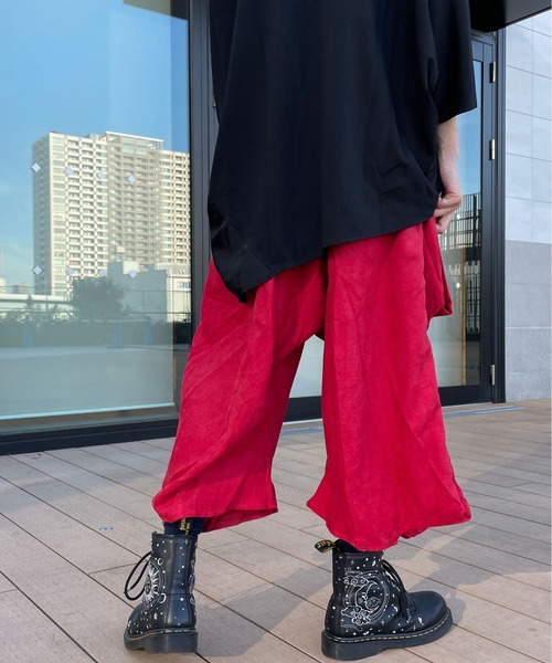 rovtski（ロフトスキー）の「フェイクスエード変形パンツ（その他パンツ・レディース・ブラック/レッド/テラコッタ/グリーン・FREE）」の22枚目の写真