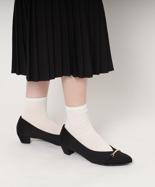 ESPERANZA(エスペランサ)の「ローヒールビットパンプス【ESPERANZA_blanca】(パンプス・レディース・こしょう色系3/ブラック系2・M/LL/S/L)」の16枚目の写真